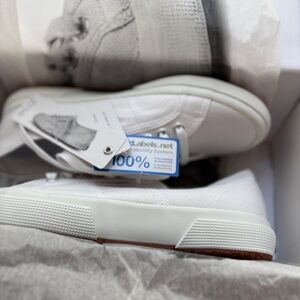 SUPERGA 2750 CUTO CLASSIC | NIB | W'S 9.5, M'S 8, ITALIAN 41 | WHITE